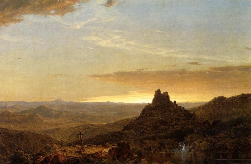 Frederic Edwin Church Cross in the Wilderness oil painting image